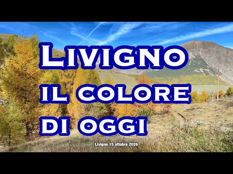 Livigno, i colori dell’autunno 🍂 | Panorama del 15 ottobre 2026 #livignolive #webcamlivelivigno