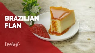 Brazilian flan: creamy, silky and easy to make!