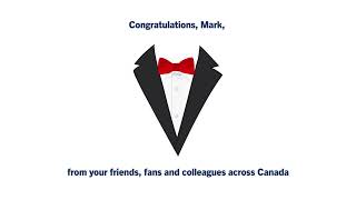 Congratulations Mark Hazlett from Outstanding Achievement Award nominators