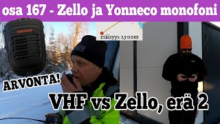 Osa 167 - VHF vs Zello/bluetooth tangetti, käyttöönotto ja testi - 2021/2022