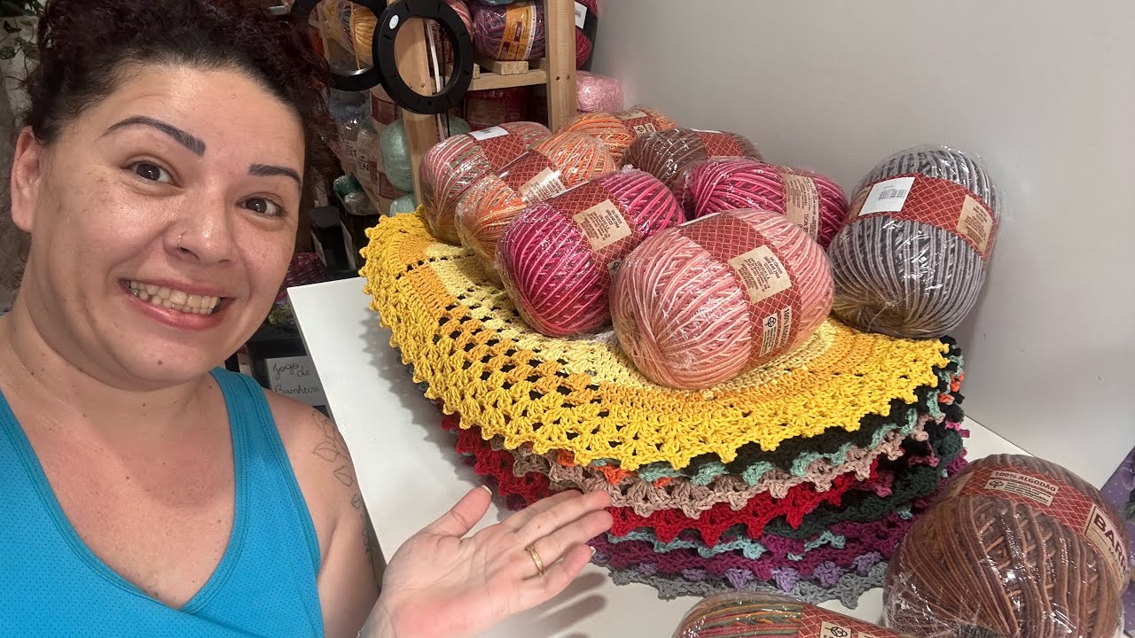 Produção de 20 tapete com sobrinhas (tapete de 25,00) comprei multicolor barroco lançamento