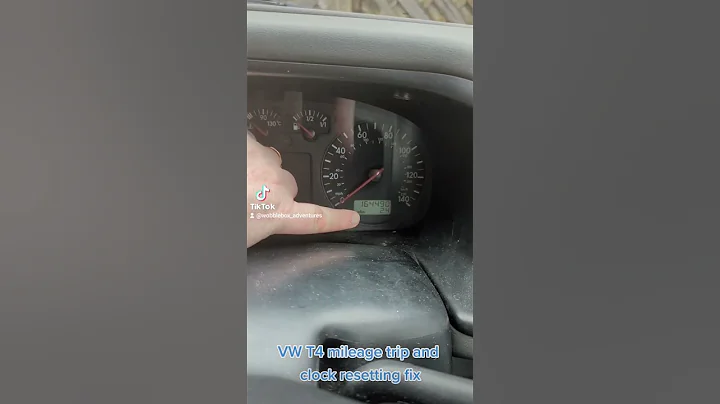 VW T4 mileage and clock fix #vwcamper #vwt4 #vwtransporter