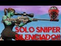 💀¡GANANDO SOLO con SNIPER SILENCIADO! 💀 ~ FORTNITE