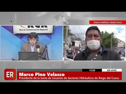 ENTREVISTA A MARCO PINO, PRESIDENTE DE LA JUNTA DE USUARIOS DE SECTORES HIDRÁULICOS DE RIEGO, CUSCO