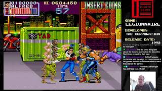 Push To Reject - Legionnaire (1992 TAD Corporation)
The Cabal People decide to get in on the beat-em-up craze. Sadly, it doesnt really feel all that great to actually play.
BBH Rating: 2 / 5
Chat Rating: 2 / 5
Full VOD - https://youtu.be/CHR5LzBmYS8 Push To Reject - Legionnaire (1992 TAD Corporation)