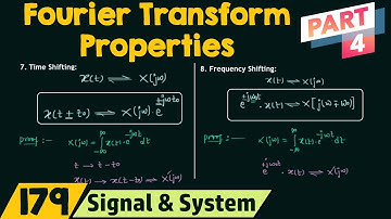 Properties of Fourier Transform (Part 4)
