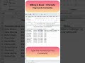 📊 Billing in Excel – Track Overdue Payments Automatically!⚡#Shorts
