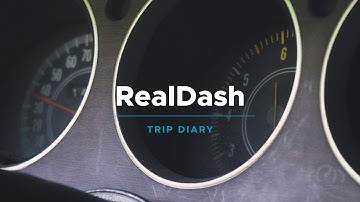 RealDash Trip Diary feature