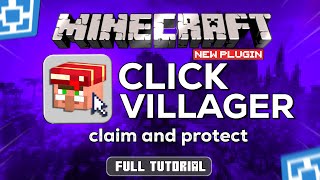 Best Villagers Protection Plugin for Aternos | Click Villager Plugin Setup in Hindi
