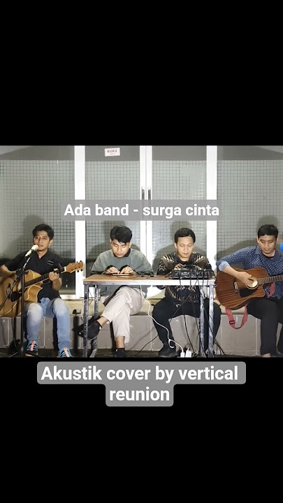 Ada Band - Surga cinta | akustik cover #org24 #cover #realdrum VERTICAL REUNION