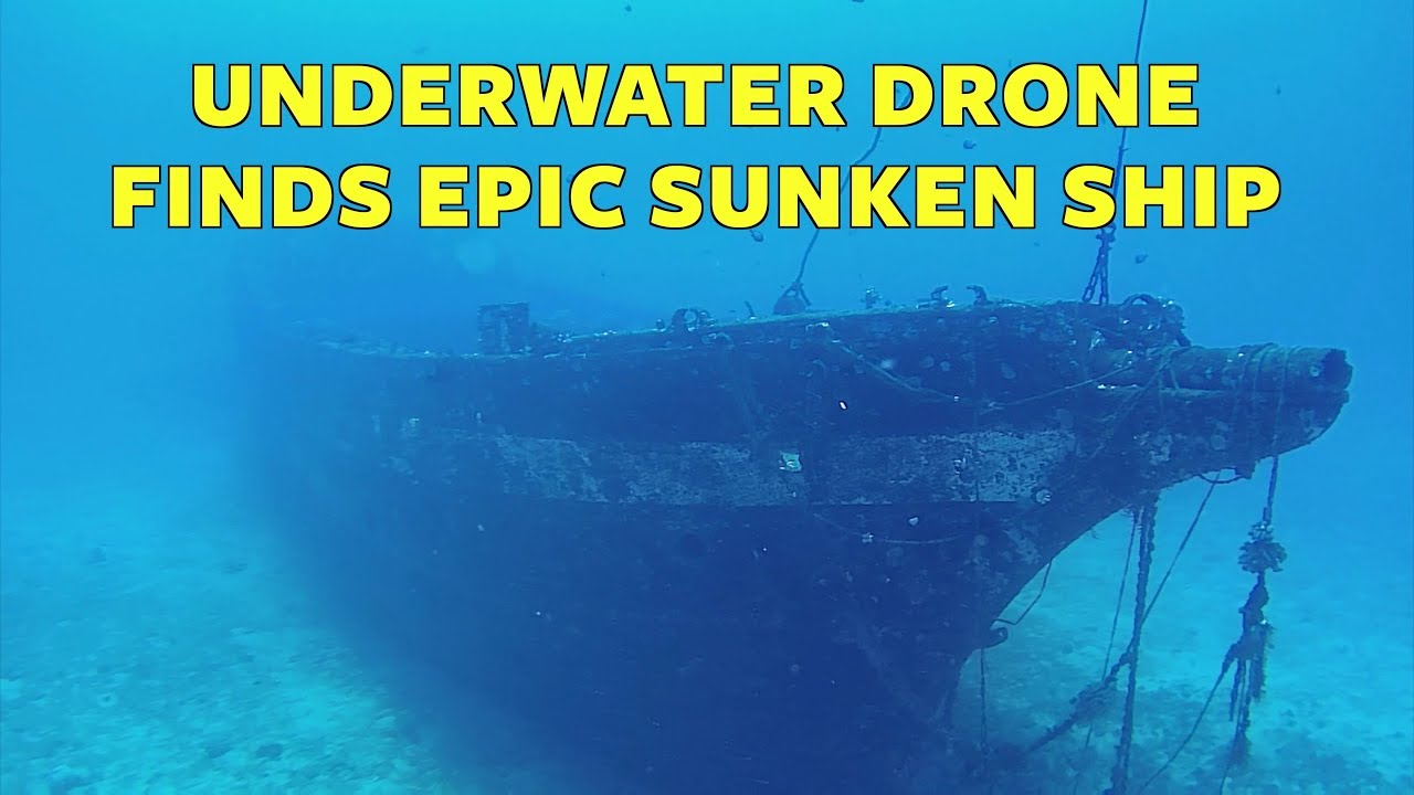 UW ROV Finds Sunken Ship - The Best Underwater Drone The Gladius Mini by Chasing-Innovation