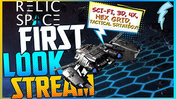 New tactical, space RPG with 4X elements! 『First Look Stream』 Relic Space #supported