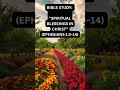 Bible Study: “Spiritual Blessings in Christ” (Ephesians 1:3–14)