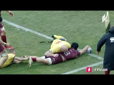 #რაგბი რუმინეთი - საქართველო 6:15 ბექა გორგაძის შესანიშნავი ლელო