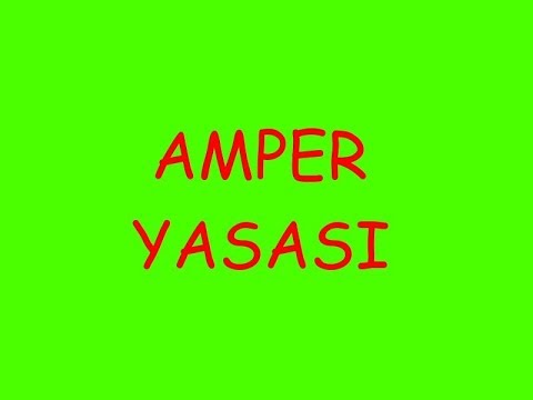 Video: Ampere Yasası Nasıl Formüle Edilir?