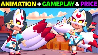 Brawl Stars KITSUNE LOLA Gameplay, Losing Animation, Pin & Cost