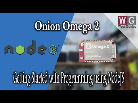 NodeJS application on Onion Omega with GPIO Access| Onion Omega #4