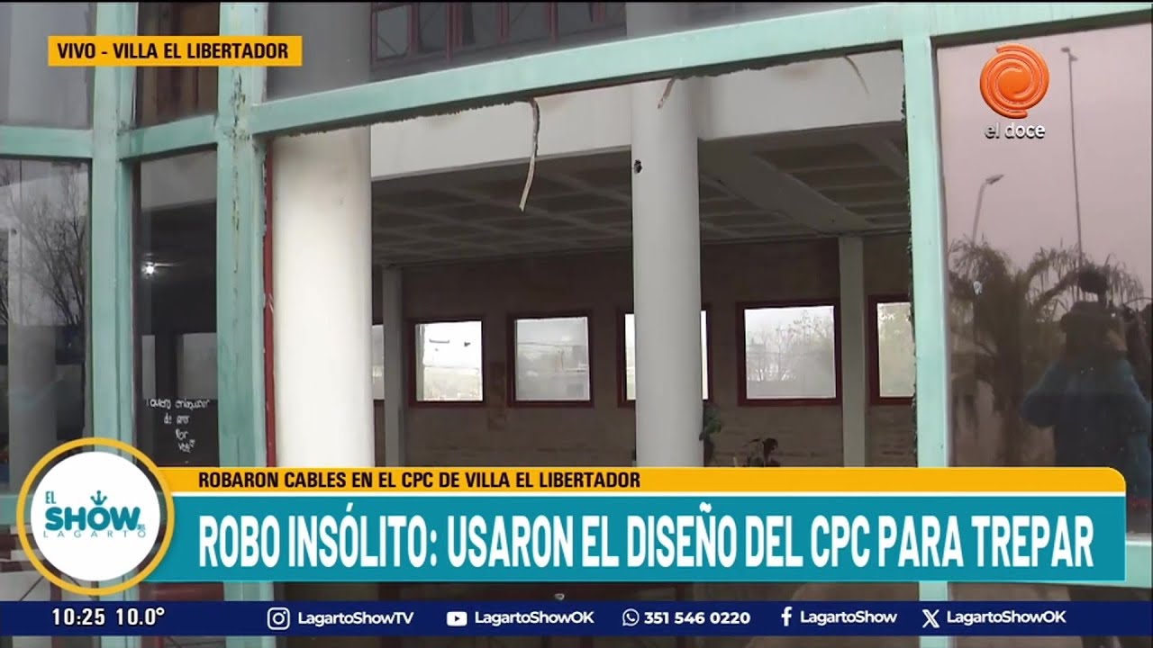 Inseguridad en Córdoba: Vandalismo y Robo de Cables en el CPC Villa Libertador
