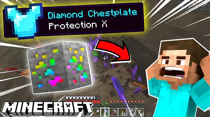 Minecraft, But Ores Drop SUPER EPIC Items