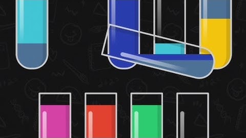 Water Color Sort game level 21 & 22 gameplay video