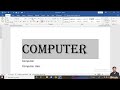 MS WORD HOME TAB || MS WORD 2007, 2010 , 2016 ,2021