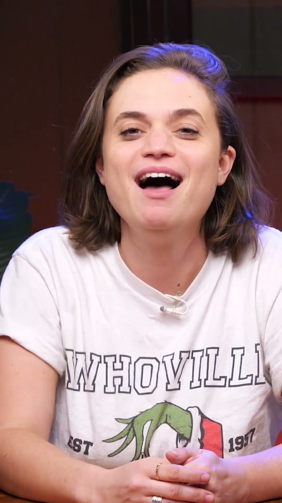 The camera is TOTALLY just on her