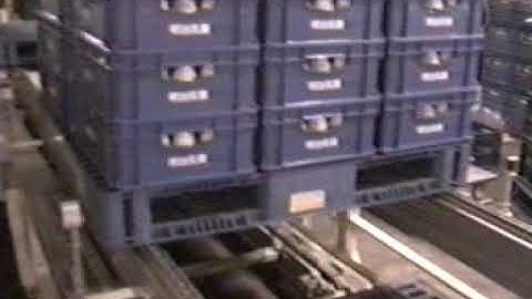 Milk Crate Fuji Robotic Palletizer