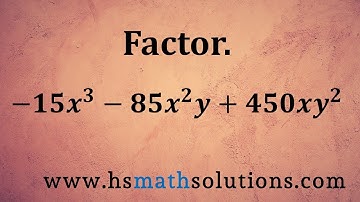 Factoring Quadratic Expressions Using the "AC" Method (Example)