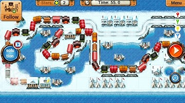 Rail Maze 2 Long Train Gameplay - Train Puzzle Game - Android Gameplay #2213