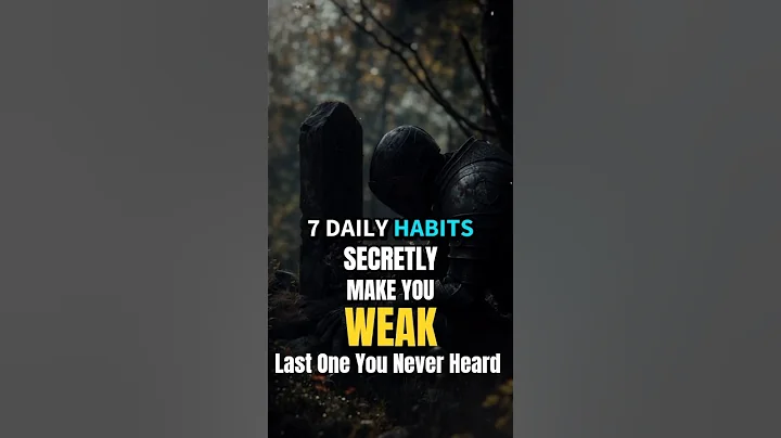 7 Daily Habits That Secretly Make You Weak #stoicism #stoicwisdom #stoicphilosophy
