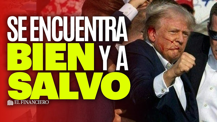 Tiroteo en mitin de Trump, RESULTA HERIDO
