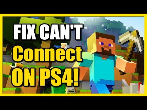 How to Fix Unable to Connect to Minecraft world on PS4 Console (Easy Method)