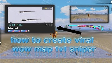 how to create viral wow map 1v1 sniper 😵 | how to create wow map | full settings | #pubgwow 
