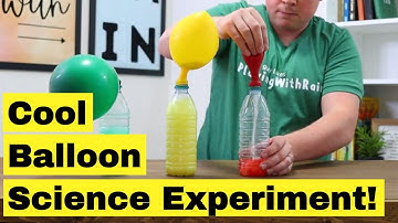 Blow Up Balloons with Baking Soda and Vinegar Balloon Experiment