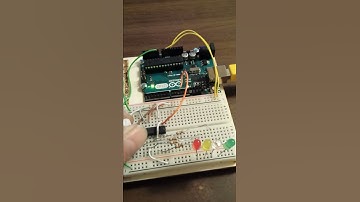 Arduino controlling a 4-bit counter IC 74LS90.