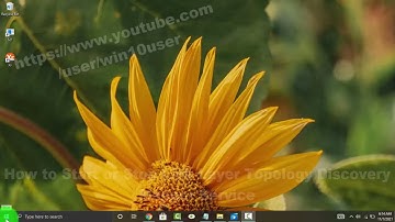 Windows 10 Home : How to Start or Stop Link Layer Topology Discovery Mapper Service