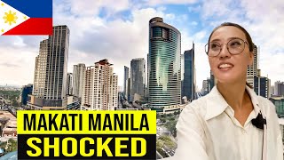 My FIRST TIME in MAKATI 🇵🇭 SHOCKED this is Manila | Philippines 2023