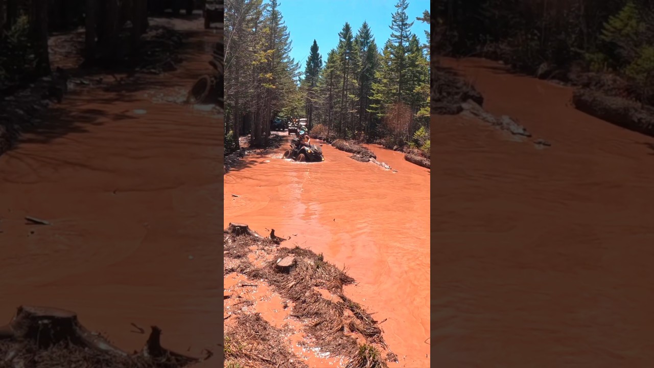 That didn't go as planned. #atvfail #offroad #kawasaki #mudlife #atvfun