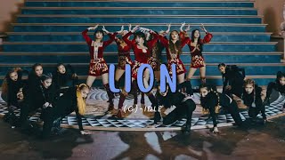 [BASS BOOSTED+EMPTY ARENA] (여자)아이들((G)I-DLE) - LION |kpoptifyy
