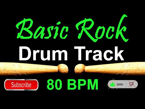 basic-pop-rock-drum-beat-80-bpm-bass-guitar-backing-track-chill-groove-#311