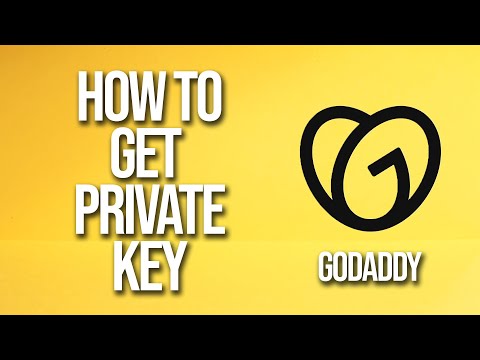 Video: Kā iegūt privāto atslēgu no GoDaddy sertifikāta?