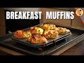 Easy egg muffins with bacon and cheese #shorts