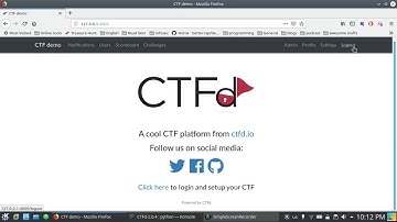 طريقة انشاء مسابقات Caputre The Flag باستخدام منصة CTFd