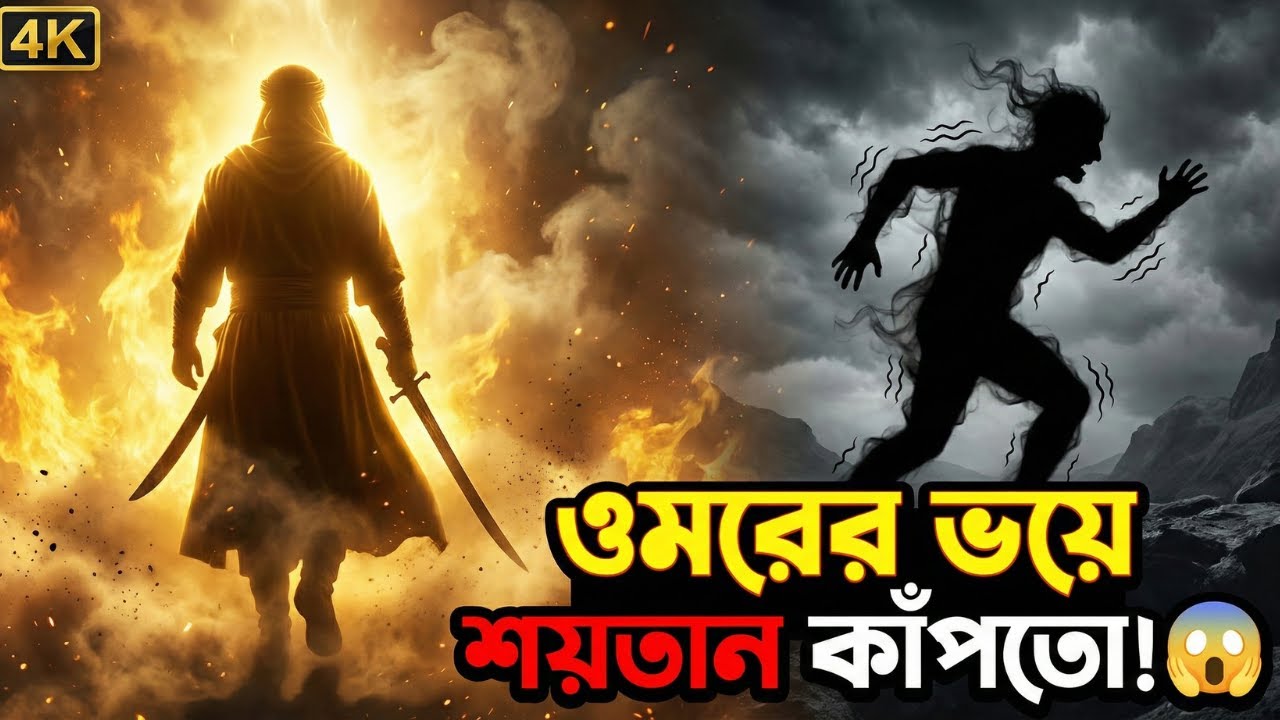 ওমরের নাম শুনেই কাঁপতো শয়তান! 😱 | Hazrat Umar (RA) Powerful Story