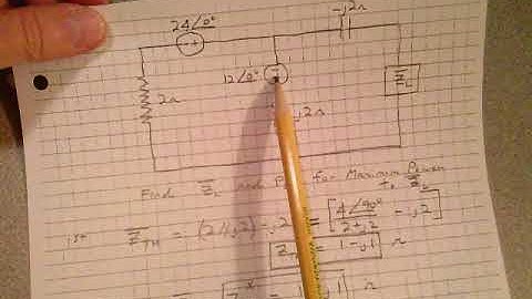 Maximum Power Transfer AC Steady State Analysis by Prof Skip Laratonda