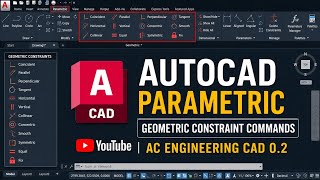 AutoCAD Parallel Constraint Command Tutorial | Geometric parallel Constraints in AutoCAD