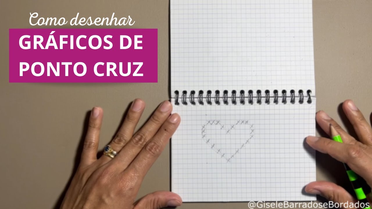 Como desenhar gráficos de ponto cruz usando lápis e papel