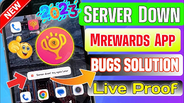 mRewards App Server Down Problem Solution 2023 | mrewards server down | mrewards issue bugs fix 2023