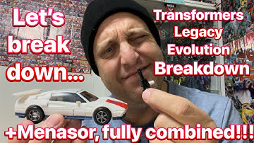 Transformers Legacy Evolution Breakdown + Menasor’s Final Form!