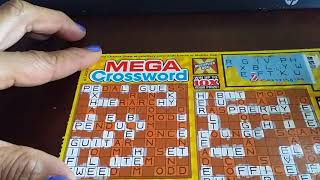 SCRATCHER VIDEO - WINNER ON MEGA CROSSWORD!!